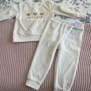 Toddler Juicy Couture pants & hoodie
